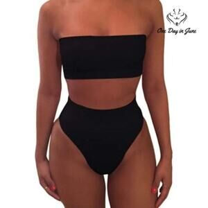 Pink Queen Cheeky High Waist Bikini Size S